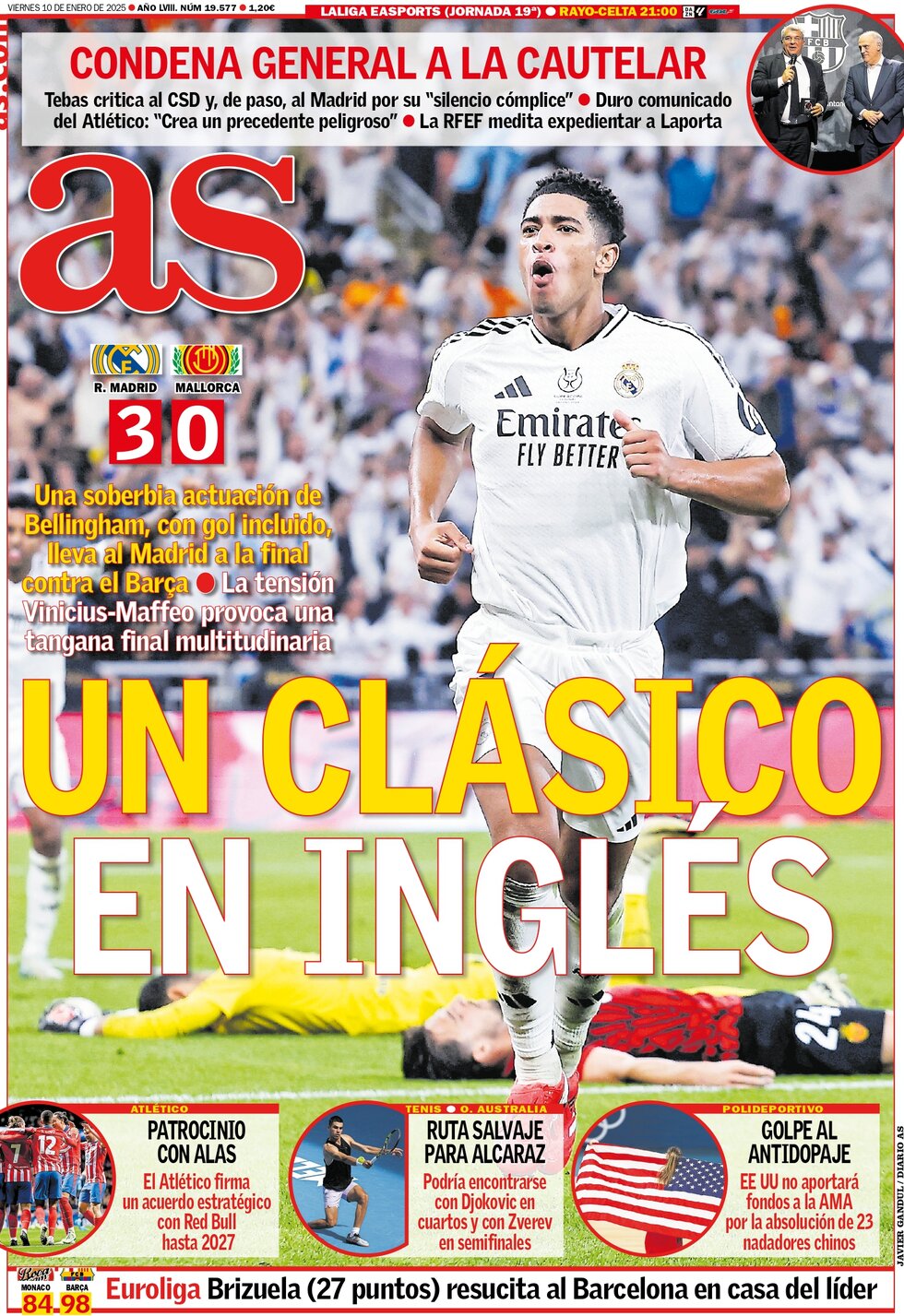 AS (Madrid) - Front Page - 01/10/2025