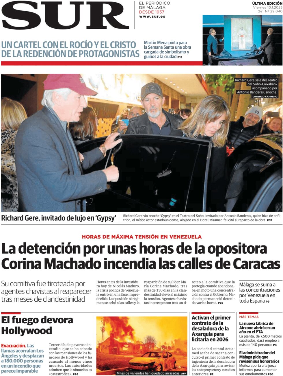 Diario SUR - Front Page - 01/10/2025