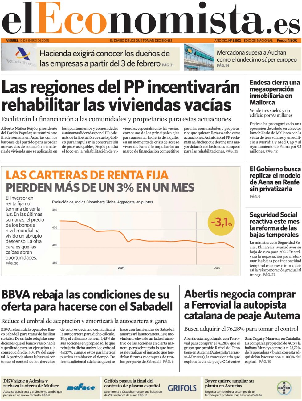 El Economista - Front Page - 01/10/2025