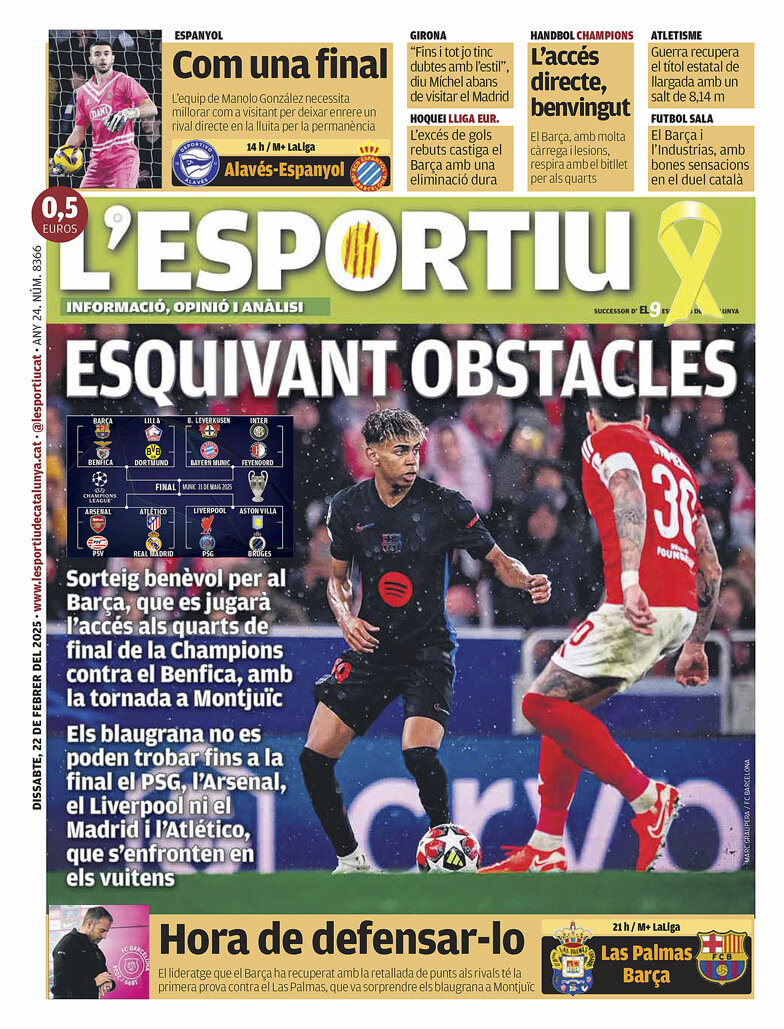 L'Esportiu - Front Page - 02/22/2025