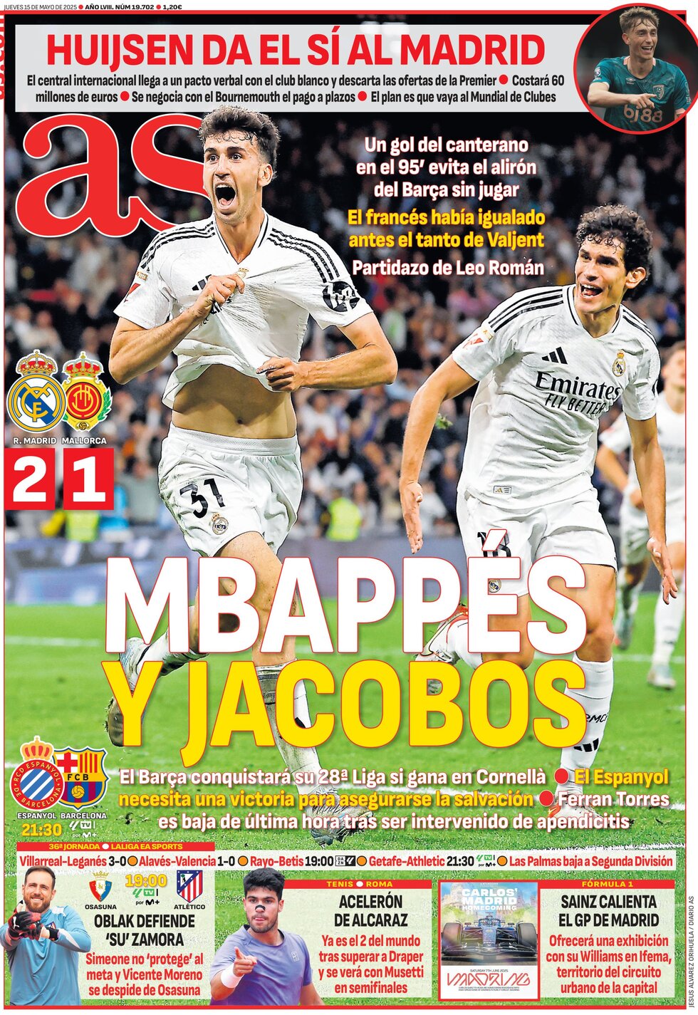 AS (Madrid) - Front Page - 05/15/2025