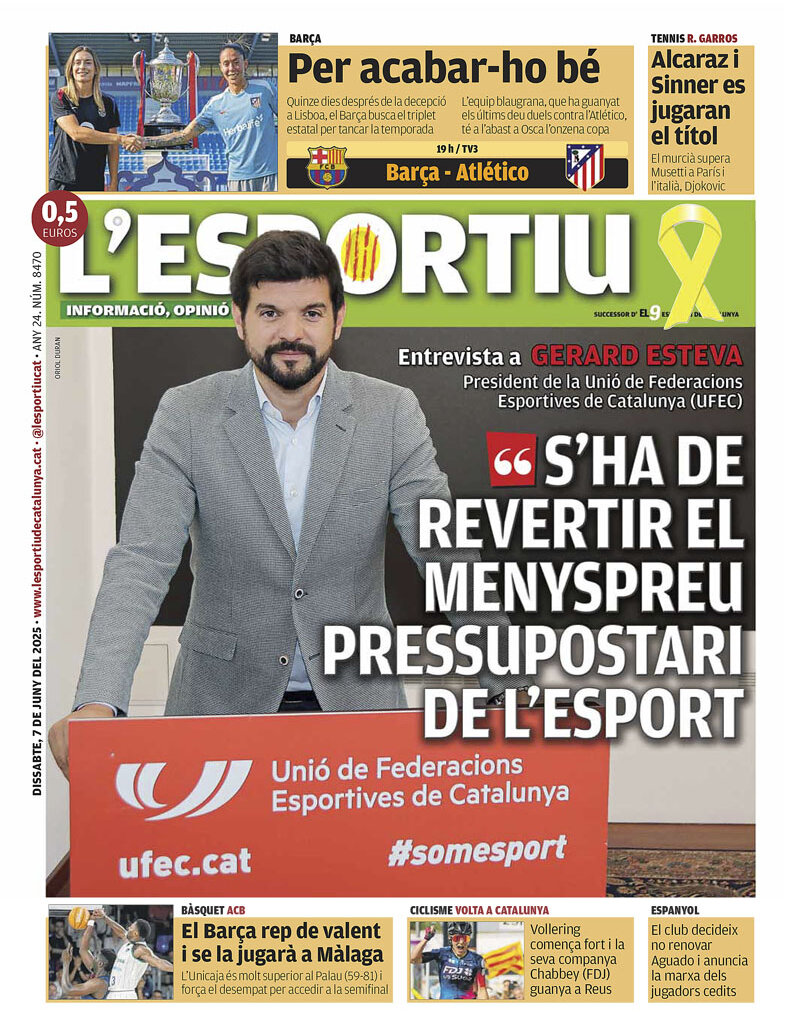L'Esportiu - Front Page - 06/07/2025